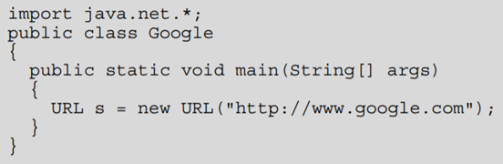 Take the code from Exercise 10.4 and modify it to catch the MalformedURLException instead of...