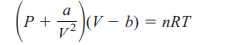 PHYSICAL CHEMISTRY In physical chemistry, it is shown that the pressure P of a gas is related to the...