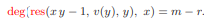 In this exercise, we describe a way to find the degrees of the polynomials u(x) in Theorem 7.15. Let...-1