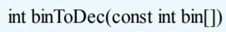 Defining a binary number as in Problem 57, write the function to convert an eight-bit unsigned...-1