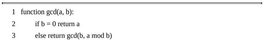 Write a meta-program for the GCD (greatest common divisor) of two integers. The algorithm is as...-1