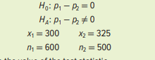 Consider the following competing hypotheses and accompanying sample data a. Calculate the value of...-2