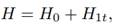 A quantum-mechanical system, is subject to the time-dependent perturbation B is thereby an...-1