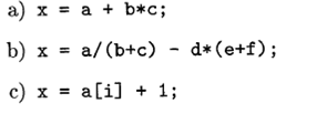 Convert your three-address code from Exercise 8.6.1 into machine code for the machine model of this...-1