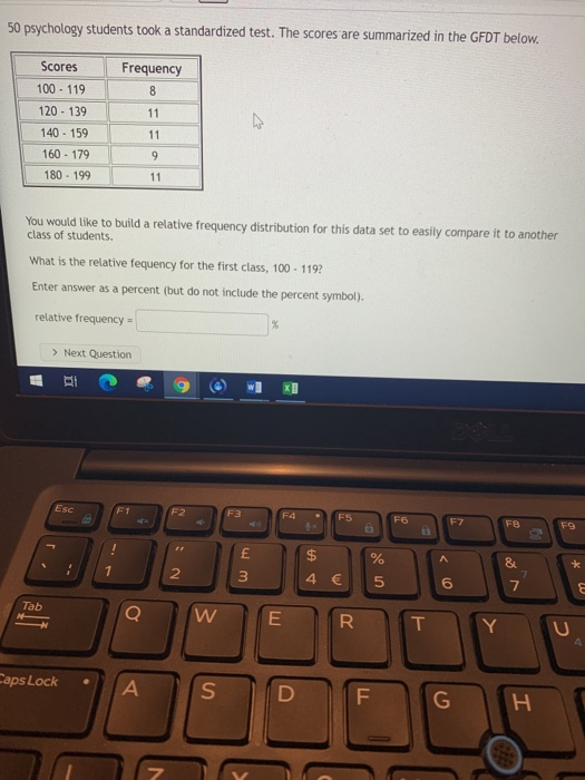 You would like to build a relative frequency distribution for this data set to easily compare it to...