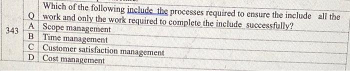 You have been assigned to manage a portion of a larger include that is supposed to be finished...-3