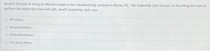 Janell is focused on being an effective leader in her manufacturing company in Boone, NC. Her...