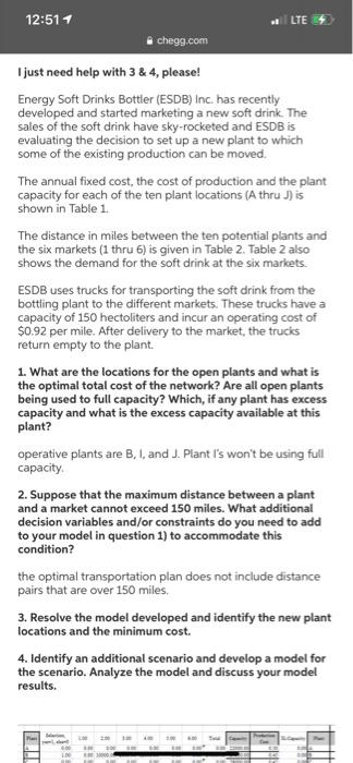 PLEASE ONLY HELP ANSWER PARTS 3 & 4. i already have the math done and the answers to the first two...