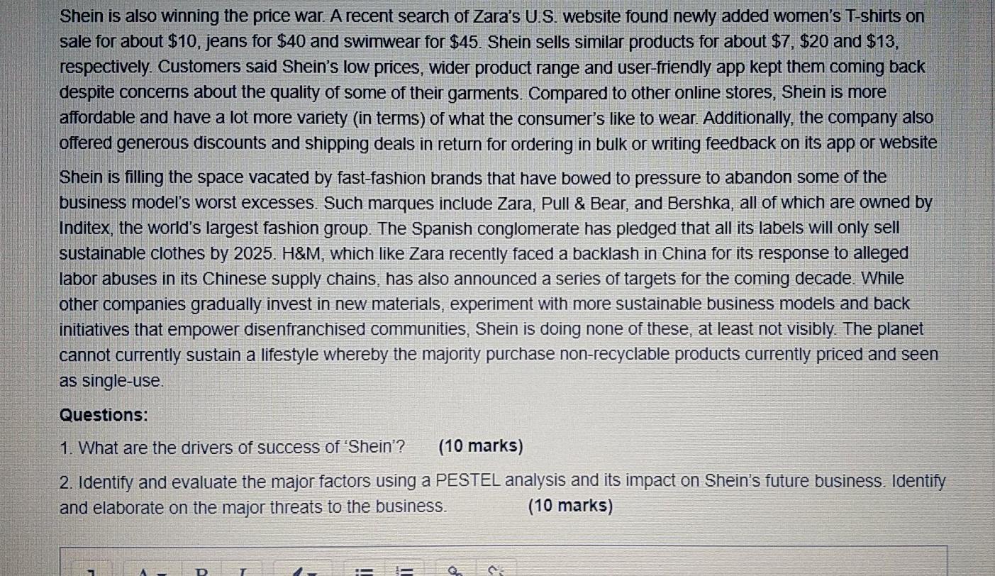 Shein, a Chinese retail website and app focused almost entirely on the export market, has proved a...-2