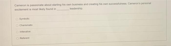 Elliott's demonstrates an impoverished leadership style at work. As an impoverished leader. Elliott:...