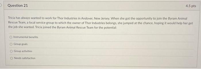 Tricia has always wanted to work for Thor Industries in Andover, New Jersey. When she got the...