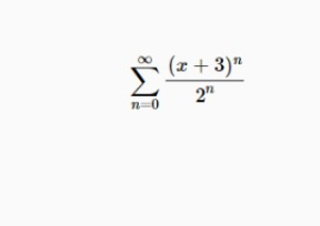 Find the values of x for which the series converges. 2)Find the sum of the series for those values...