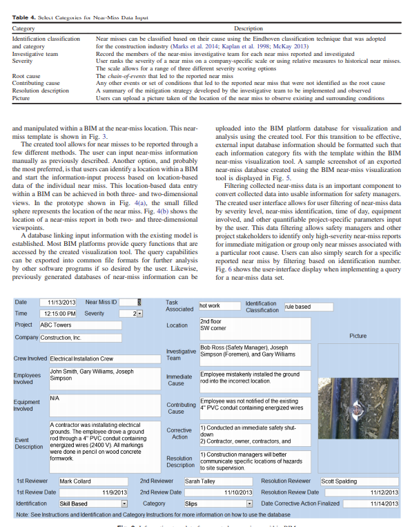 . Near-miss information visualization tool in BIM for construction safety Read the following article...-4