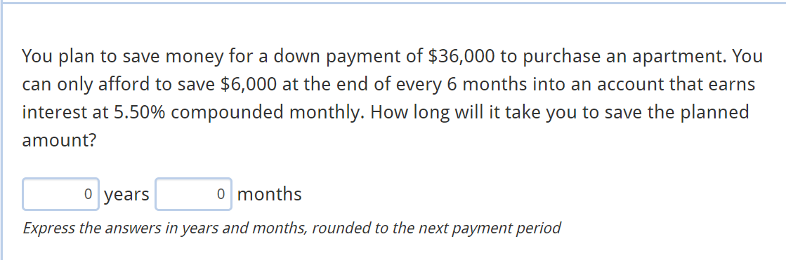 1.Sarah wants to accumulate $32,000 in a fund with payments of $800 made at the end of every six...