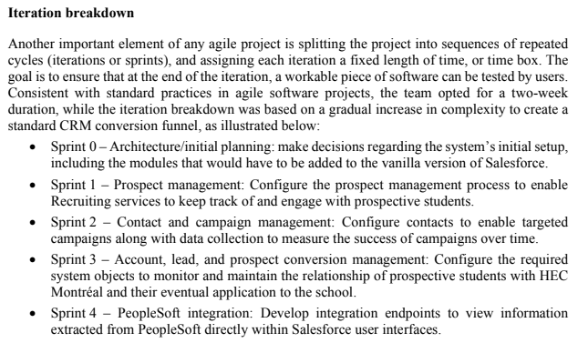 Question: HEC Case Study Part C 1. In your assessment, was the CRM project a success, defend your...-5