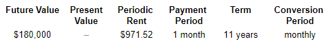 Compute the nominal annual rate of interest for the following simple annuity due. The nominal annual...