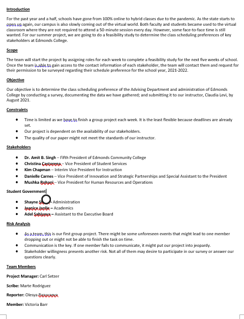 Introduction For the past year and a half, schools have gone from 100% online ta hybrid classes due...