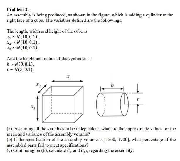 An assembly is being produced, as shown in the figure, which is adding a cylinder to the right face...