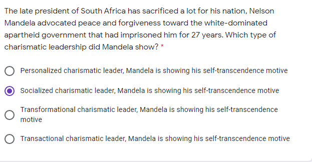 The late president of South Africa has sacrificed a lot for his nation, Nelson Mandela advocated...