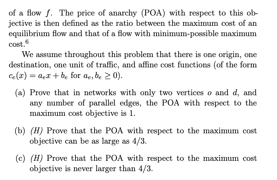 In this problem we consider an alternative objective function, that of minimizing the maximum travel...-2