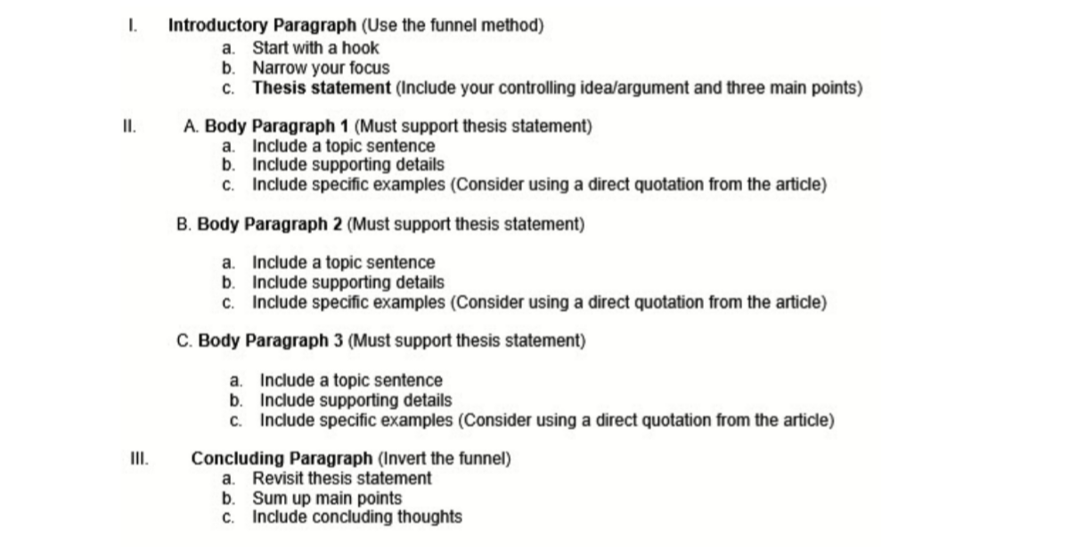 Write a one-paragraph surnmary of your chosen article