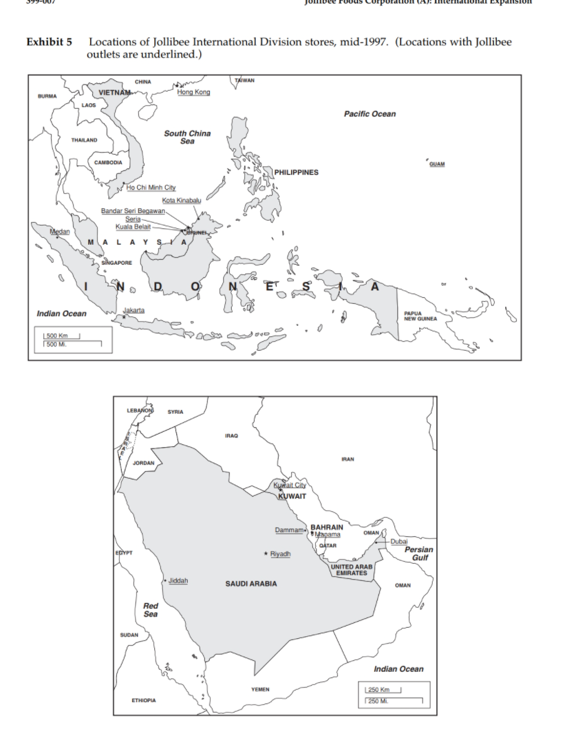 1. How was Jollibee able to build its dominant position in fast food in the Philippines? What...-18