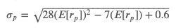 In a particular economy, the risk-free rate of interest is 5% and the Markowitz frontier is given by...