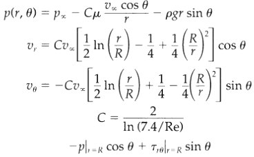 Slow transverse flow around a cylinder (see Fig. 3.7-1) 1 answer below » Slow transverse flow around...