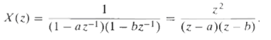 1 answer below » Consider a right-sided sequence x[n] with z-transform,  In section 3.3 we...