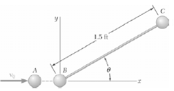 Three identical small spheres, each of weight 2 lb, can slide freely on a horizontal frictionless...