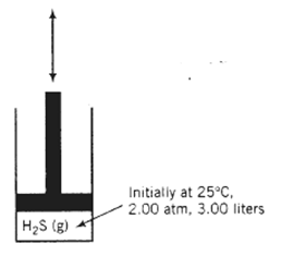 The heat capacity at constant volume of hydrogen sulfide at 1 answer below » The heat capacity at...