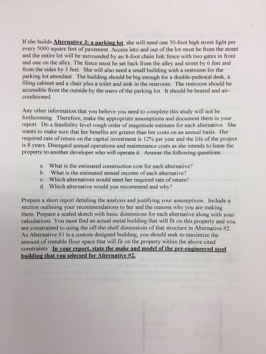 TCM 5431: Assignment Feasibility Estimate Due: Nov. 2nd An important client calls you on the phone...