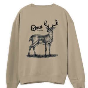 Tan/Whitetail – Crewneck Sweatshirt