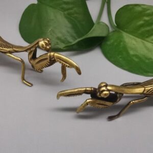 2 copper mantis ornaments copper tea pets for tea ceremony 1