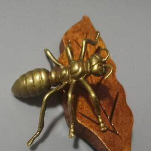 Brass Ant Statue Animal Sculpture Feng Shui Fortune 0