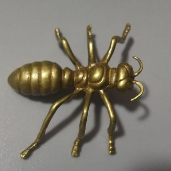 Brass Ant Statue Animal Sculpture Feng Shui Fortune 5