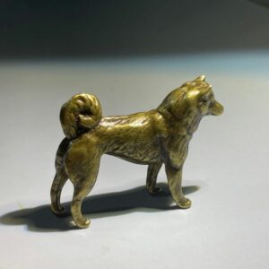 Distressed solid copper zodiac dog pure copper ornaments 0