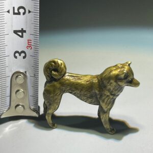 Distressed solid copper zodiac dog pure copper ornaments 5