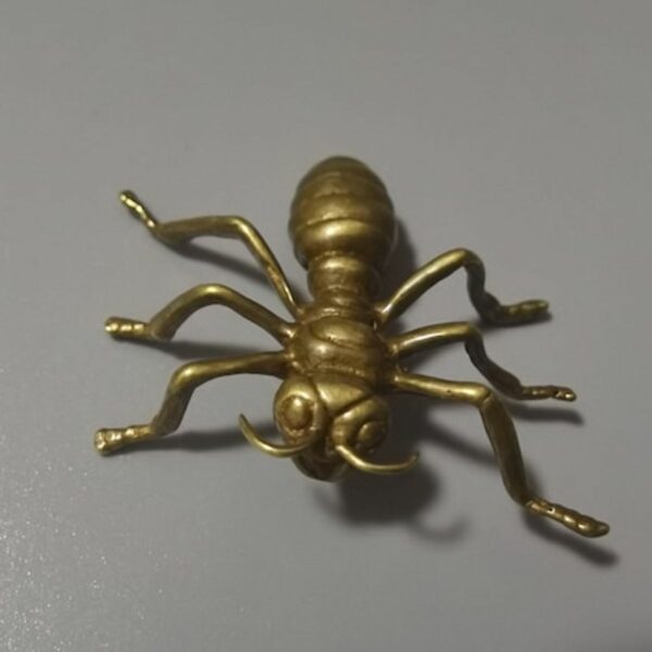 Brass Ant Statue Animal Sculpture Feng Shui Fortune 6