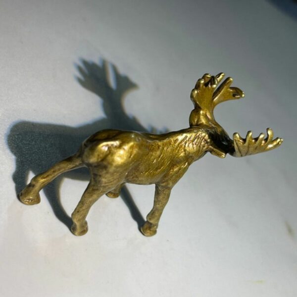 Old fashioned elk ornaments antique bronzes office 2