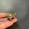 Antique mini turtle ornaments golden turtle pendants small 0