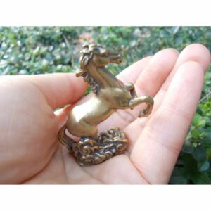 Vintage style brass horse Statues Small 0