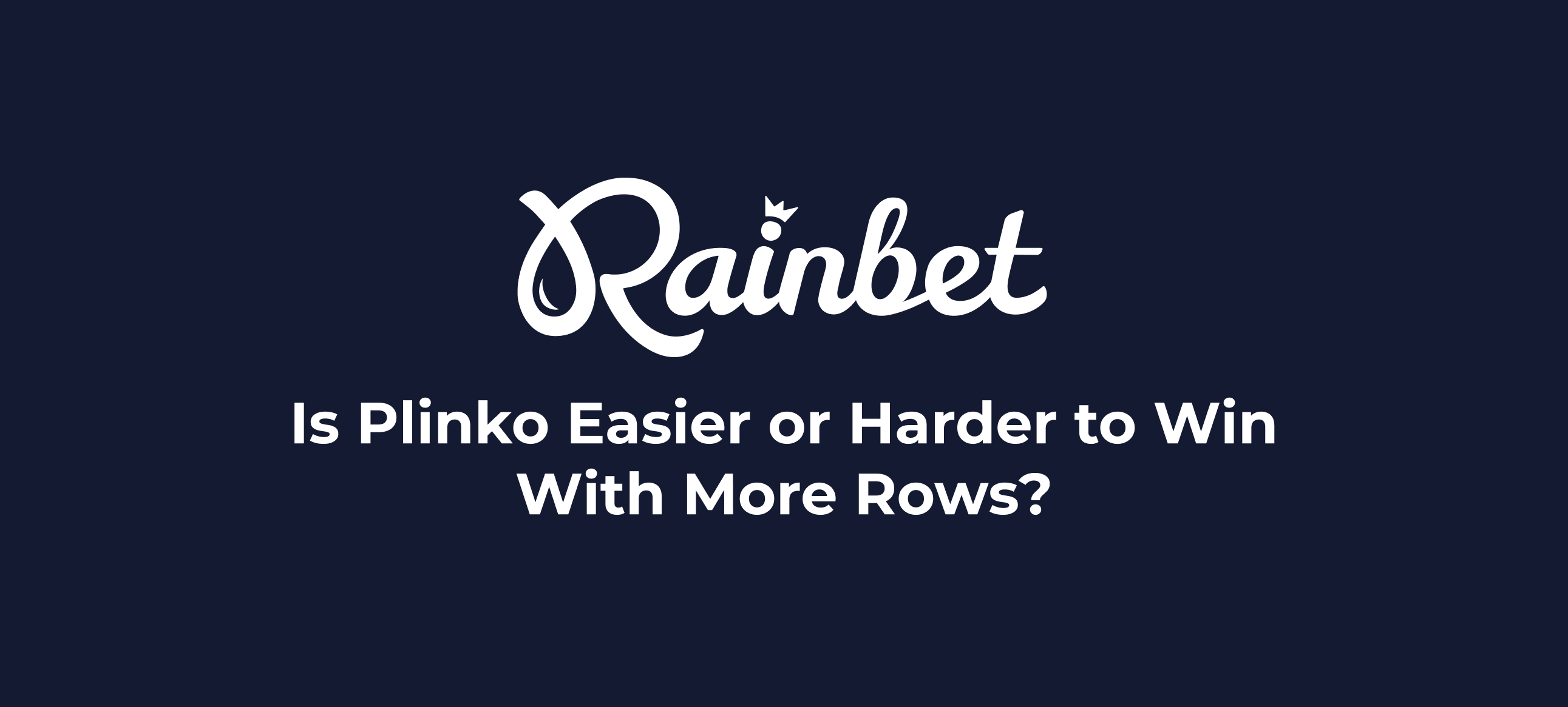 Is Plinko easier or harder to win with more rows thumbnail