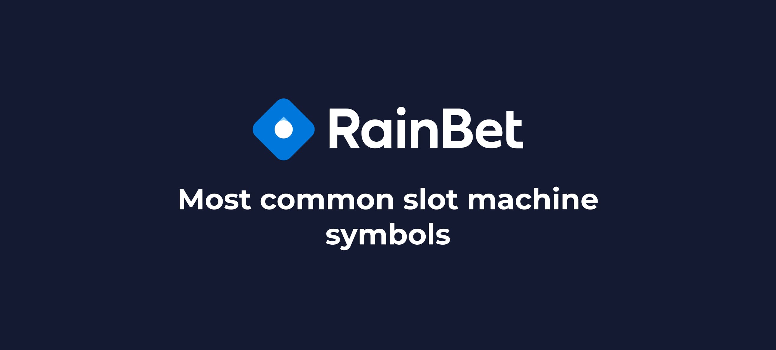 Most common slot machine symbols thumbnail