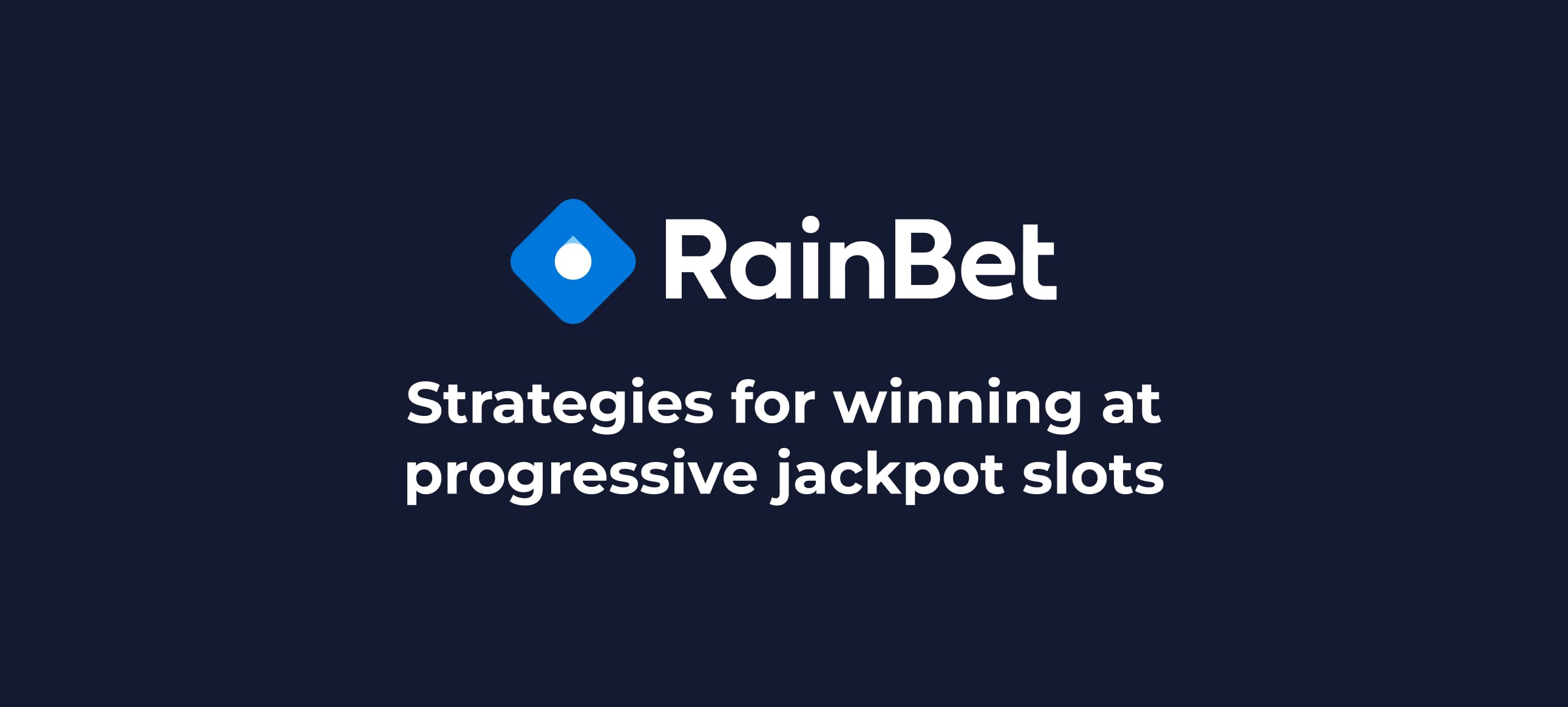Strategies for winning at progressive jackpot slots