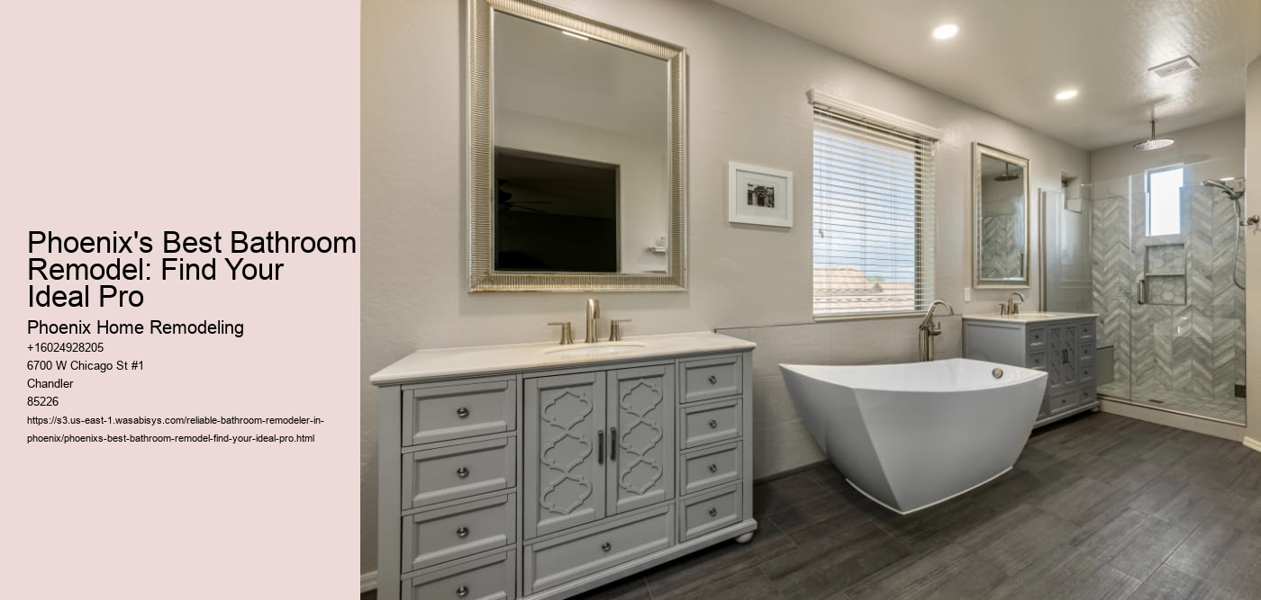 Phoenix's Best Bathroom Remodel: Find Your Ideal Pro