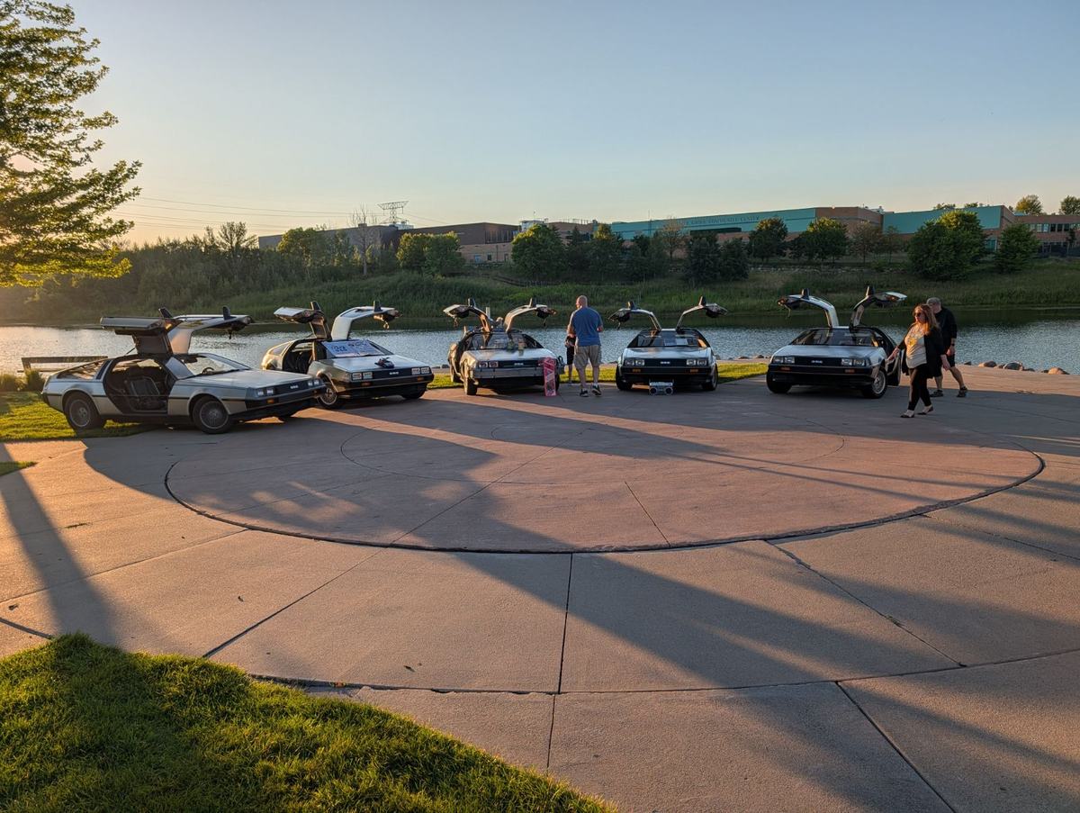 Undescribed photo from the Maple Grove Back to the Future screening event