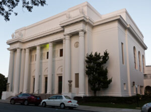 The Internet Archive, which now consists of more than 20 petabytes of data, is housed in a Greek Revival building in San Francisco that was once a Christian Science church. (Photo: Rudy Rucker)