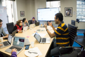 A volunteer team at the March 2015 DataKind San Francisco DataDive (Photo: DataKind San Francisco)
