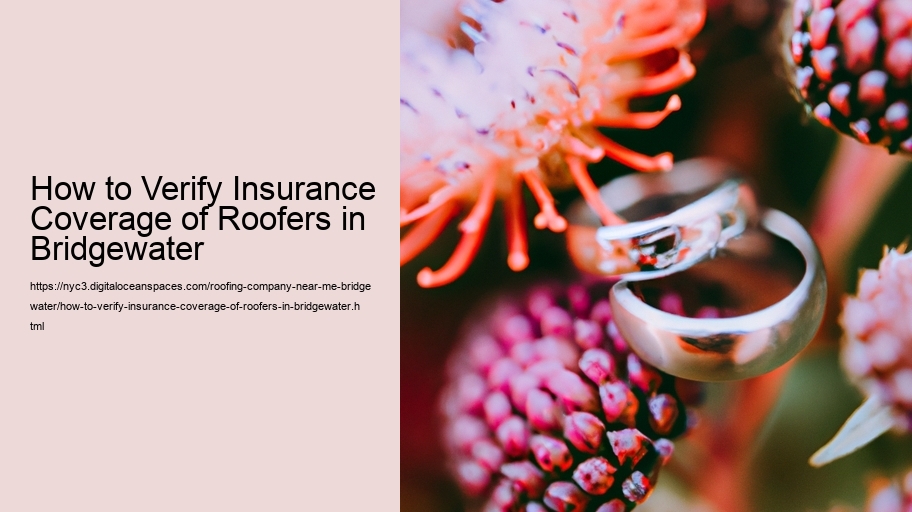 How to Verify Insurance Coverage of Roofers in Bridgewater 